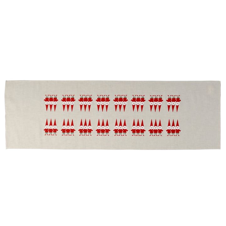 Tomtenisse table runner, red santas Almedahls