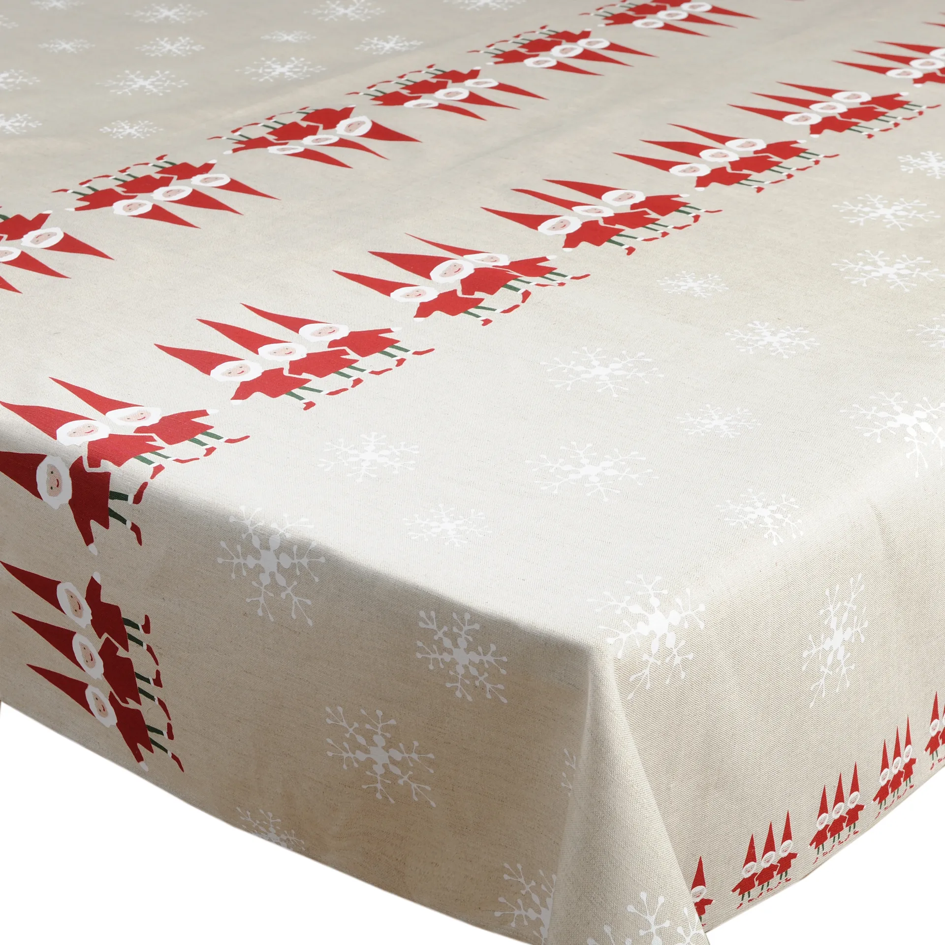 Tomtenisse tablecloth 147x250 cm, beige Almedahls
