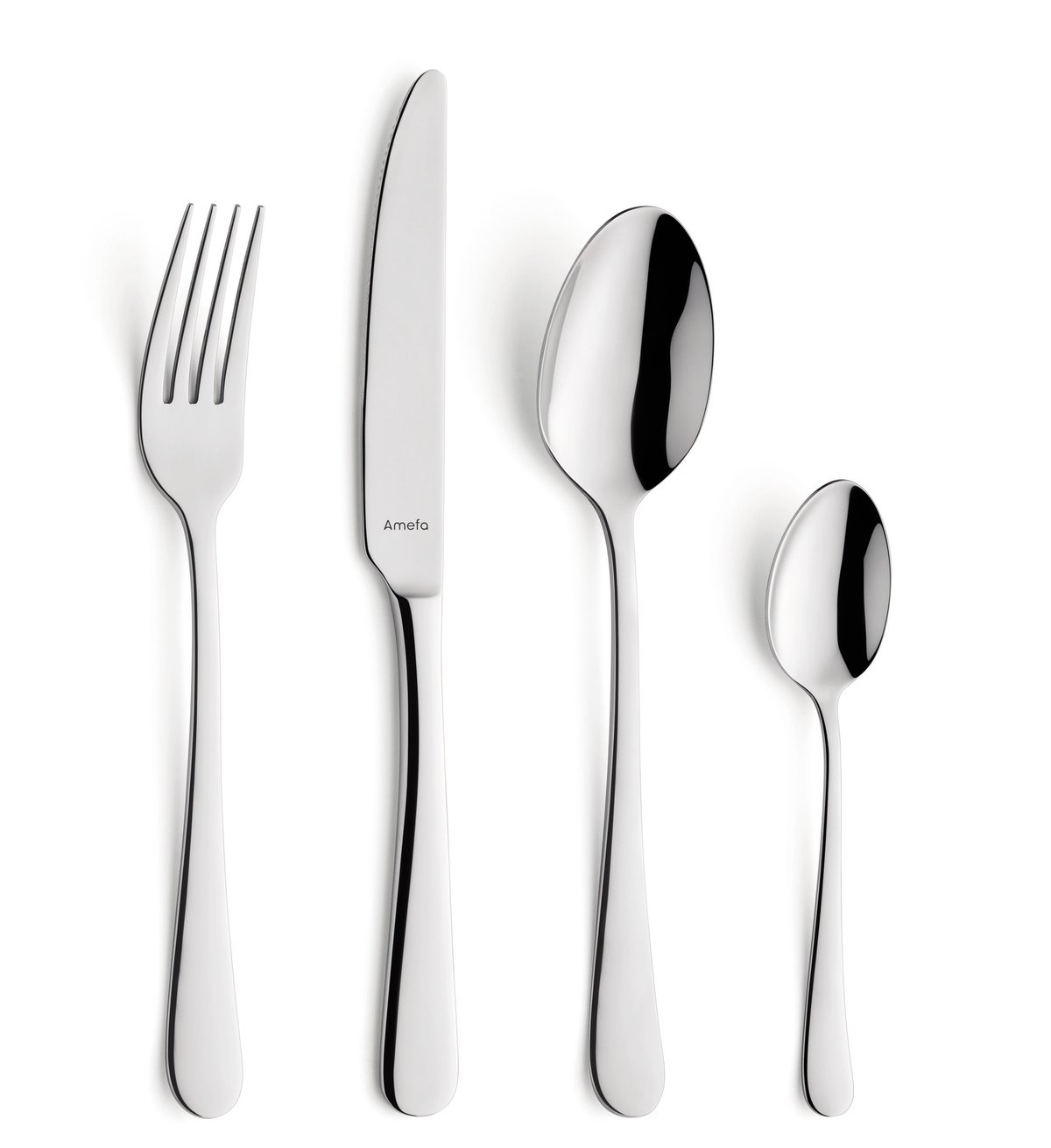 Amefa Austin cutlery set 24 pieces Stainless steel | Scandinavian Design | Cutlery sets | Silver-coloured