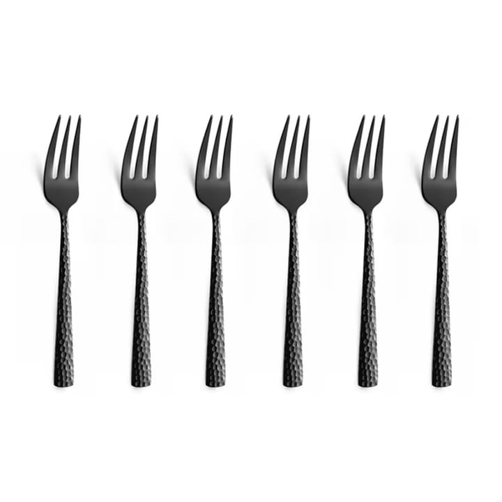 Felicity cake forks 15.6 cm 6-pack - Black - Amefa