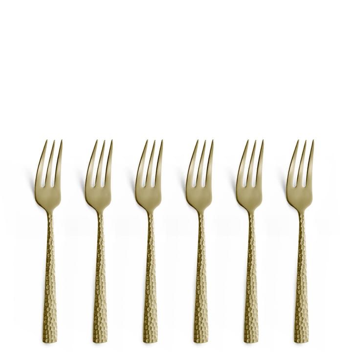 Felicity cake forks 6-pack 15.6 cm - Champagne - Amefa