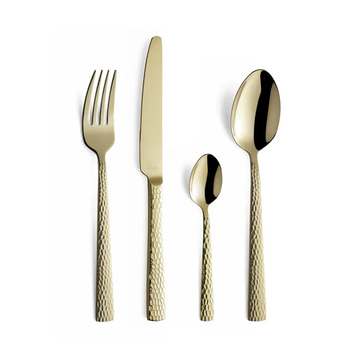 Felicity champagne cutlery set 24 pieces - Champagne - Amefa