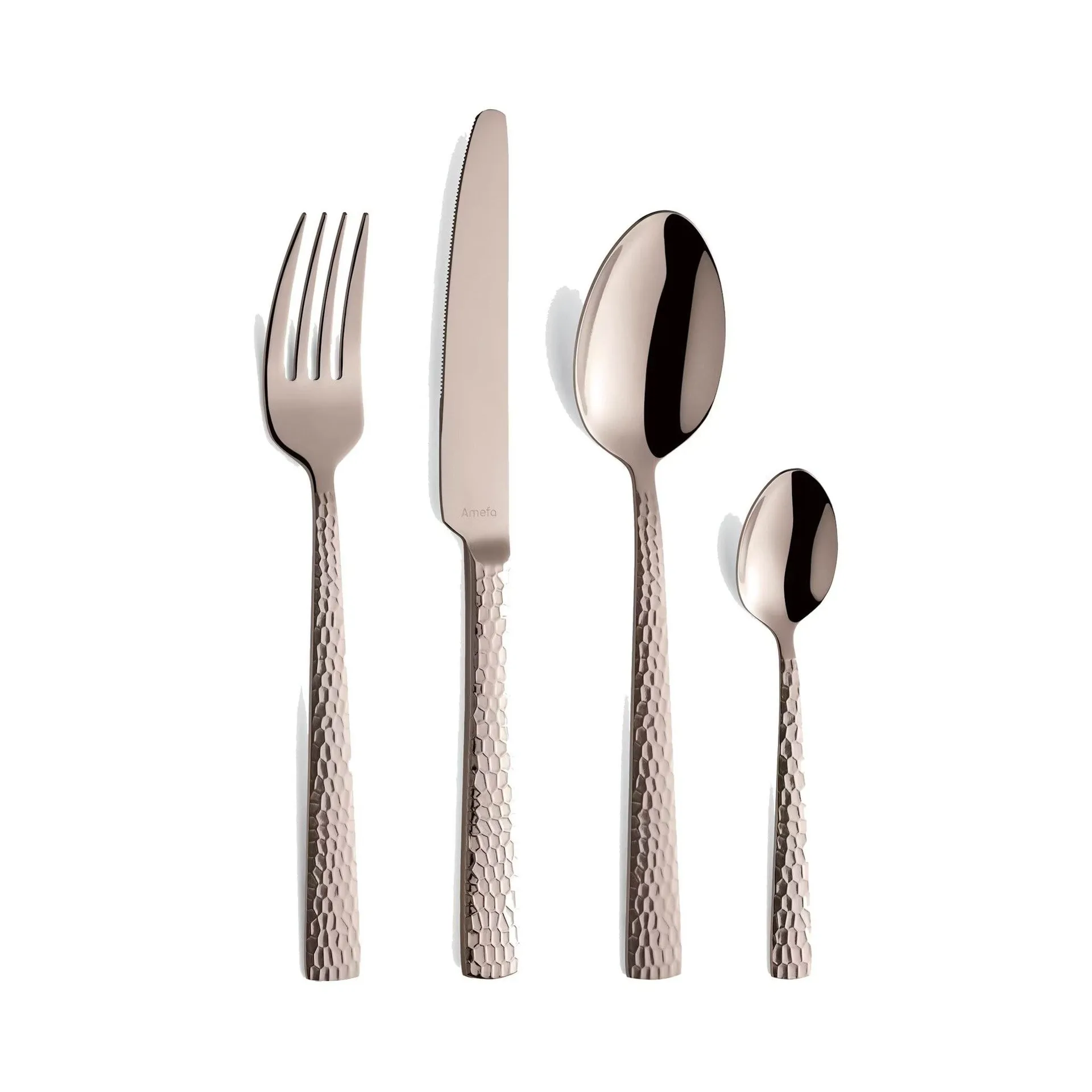 Felicity cutlery set 24 pieces, Rosé champagne Amefa