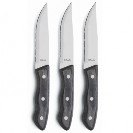 Amefa Hercule grill knife XXL 3-pack Black | Scandinavian Design | Table cutlery | Black