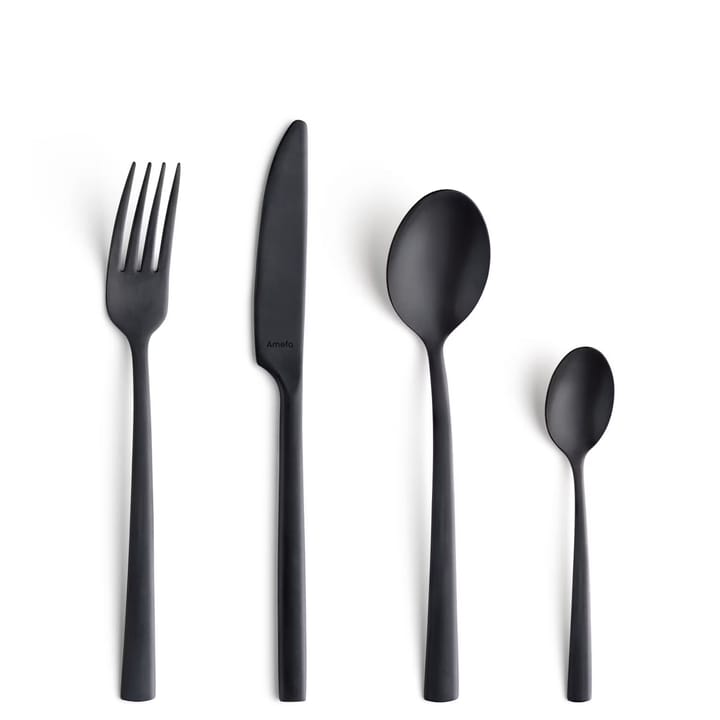 Manille Vintage Cutlery set 16 pieces - Black - Amefa