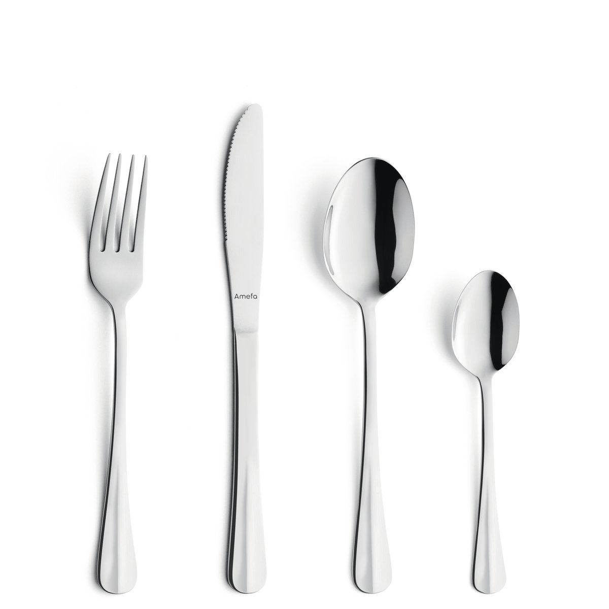 Amefa Napoli cutlery set 24 pieces Stainless steel | Scandinavian Design | Cutlery sets | Silver-coloured