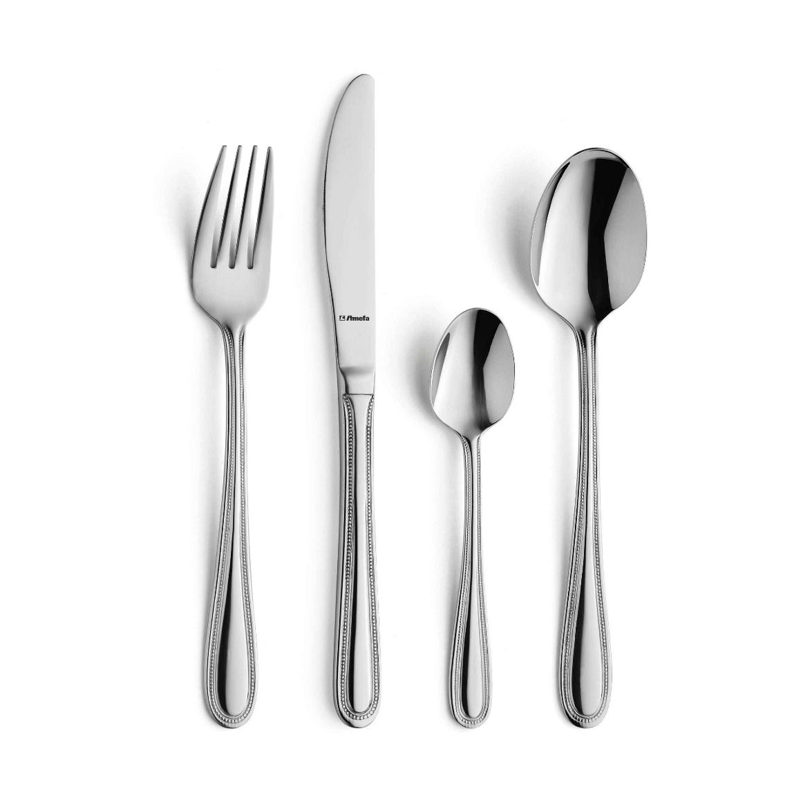 Amefa Pearl cutlery set 24 pieces Stainless steel | Scandinavian Design | Cutlery sets | Silver-coloured