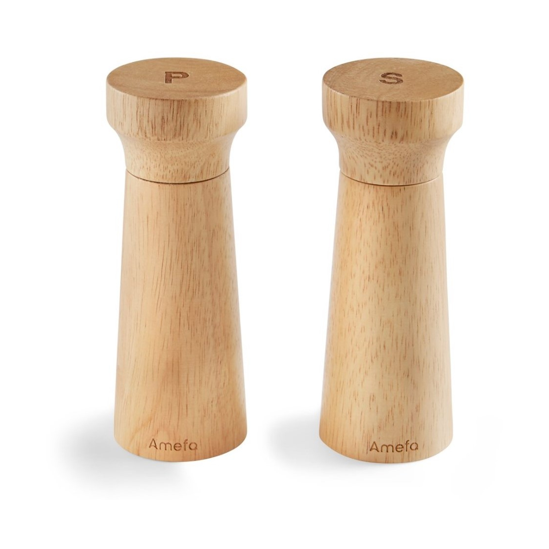 Amefa Salt & pepper mill 15 cm 2-pack Modern wood