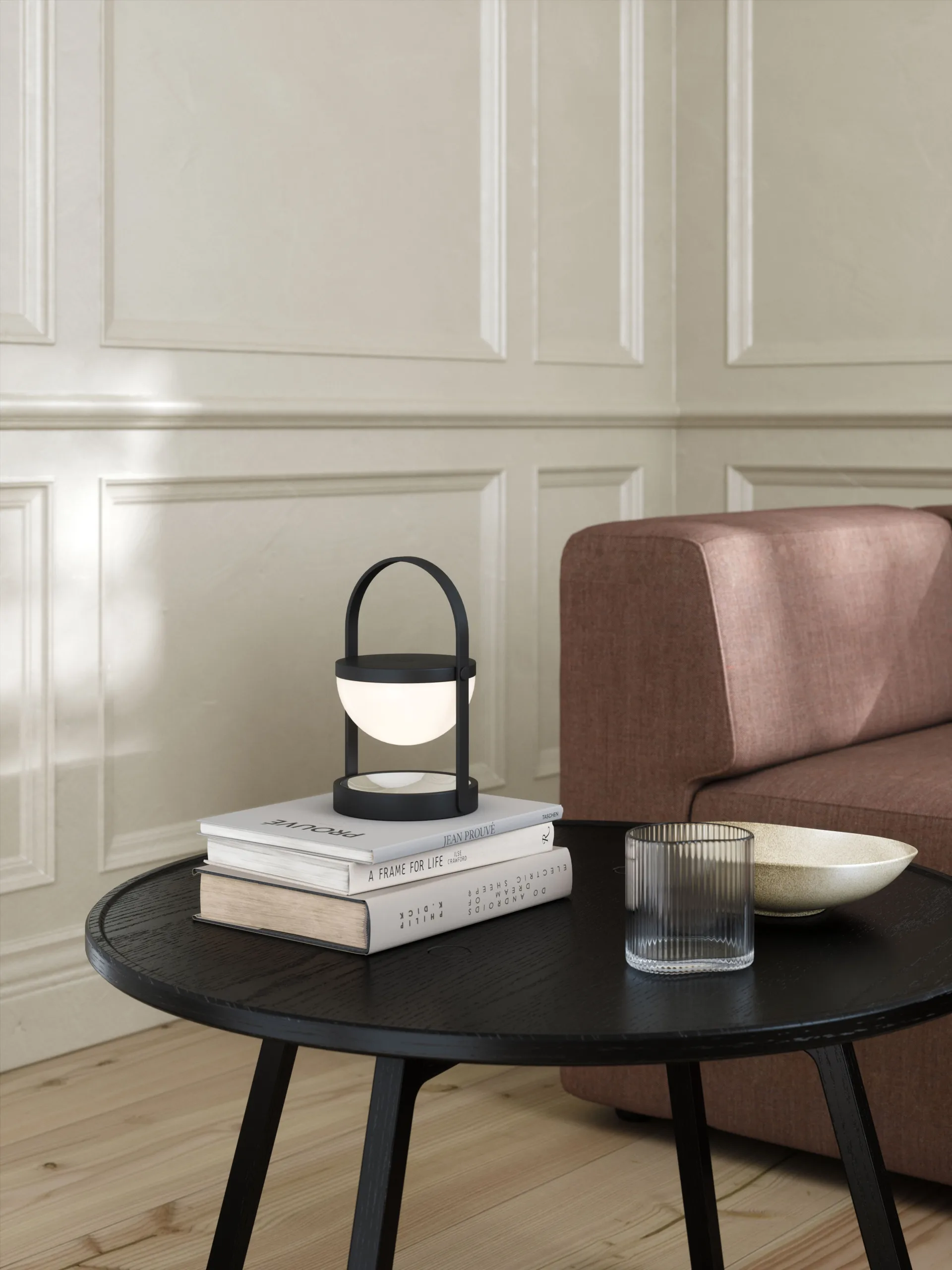 A-Flash portable table lamp 22 cm, Black Andersen Furniture