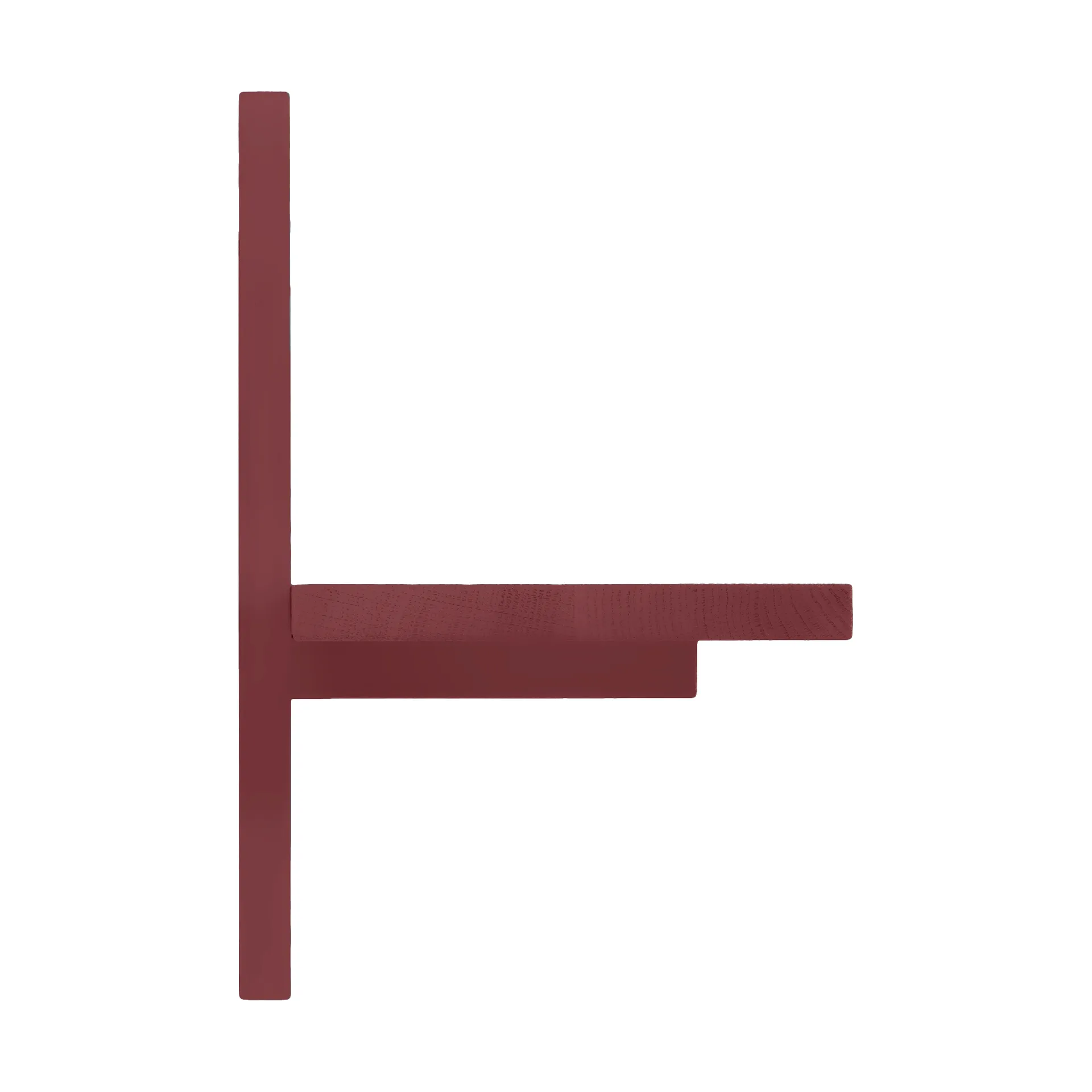 A-Light Shelf wall shelf Special Edition, Wine red 90x21x35 cm Andersen Furniture