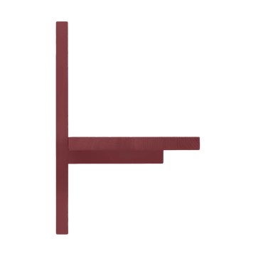 A-Light Shelf wall shelf Special Edition - Wine red 90x21x35 cm - Andersen Furniture