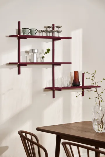 A-Light Shelf wall shelf Special Edition - Wine red 90x21x35 cm - Andersen Furniture
