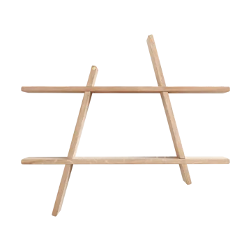 A-Shelf wall shelf Large 78x12x67 cm - Oak - Andersen Furniture