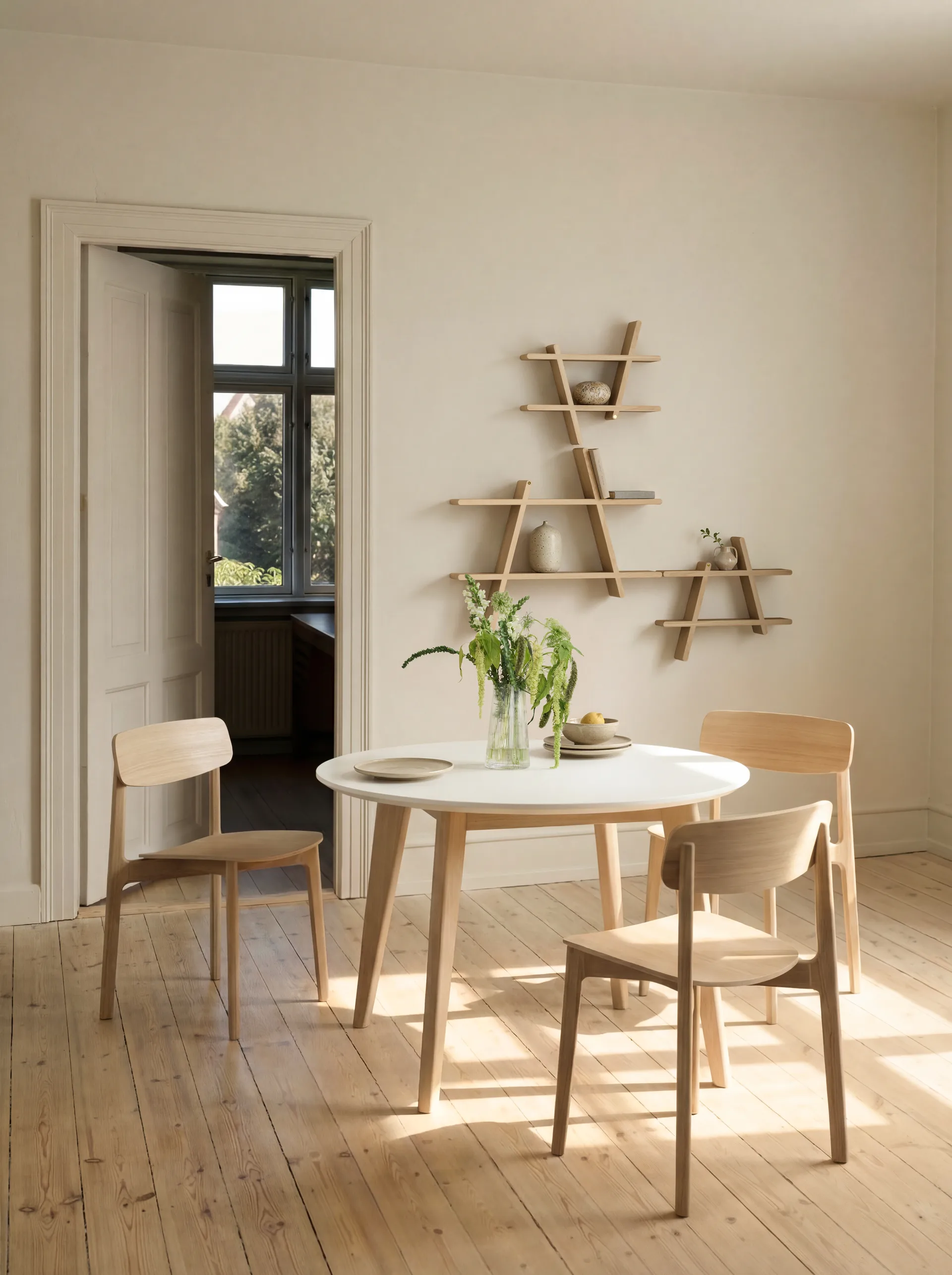 A-Shelf wall shelf Medium 52x9x46 cm, Oak Andersen Furniture