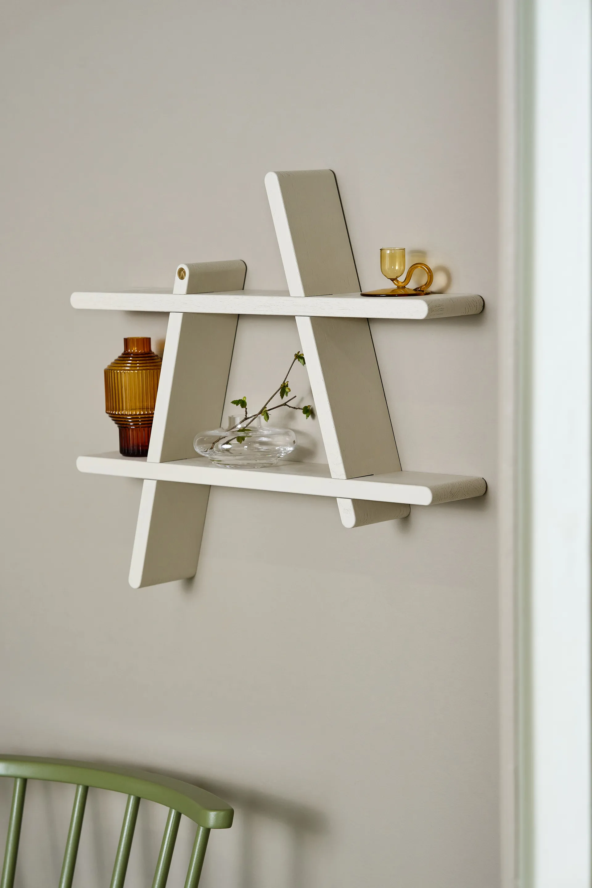 A-Shelf wall shelf Special Edition, Light beige M 52x9x46 cm Andersen Furniture