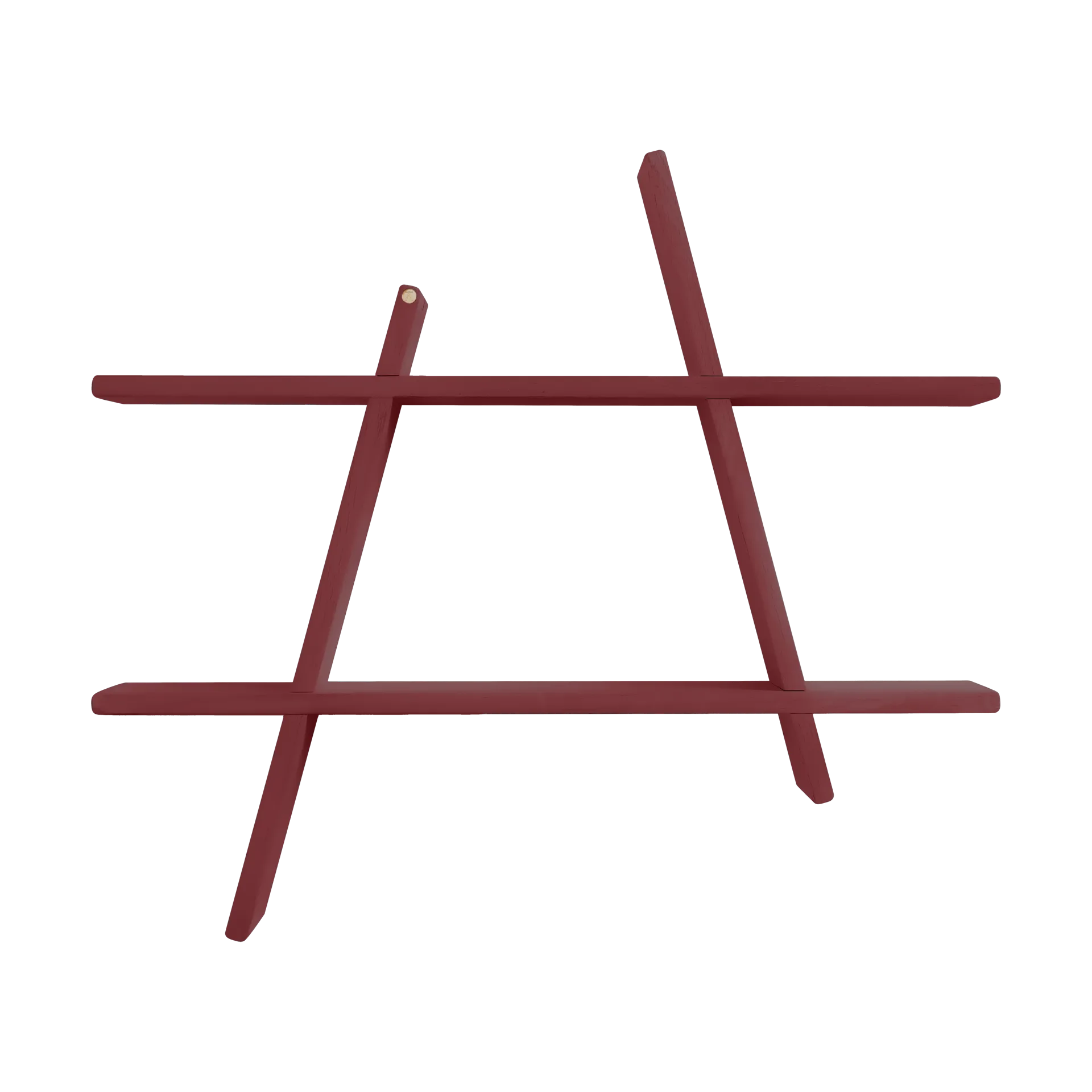 A-Shelf wall shelf Special Edition, Wine red L 78x12x67 cm Andersen Furniture