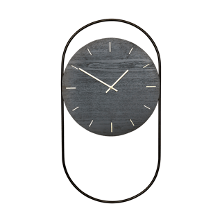 Andersen Furniture A-Wall wall clock 41x76 cm Black-brass