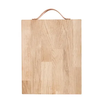 Andersen cutting board with leather handle Medium 24x30 cm - Oak - Andersen Furniture