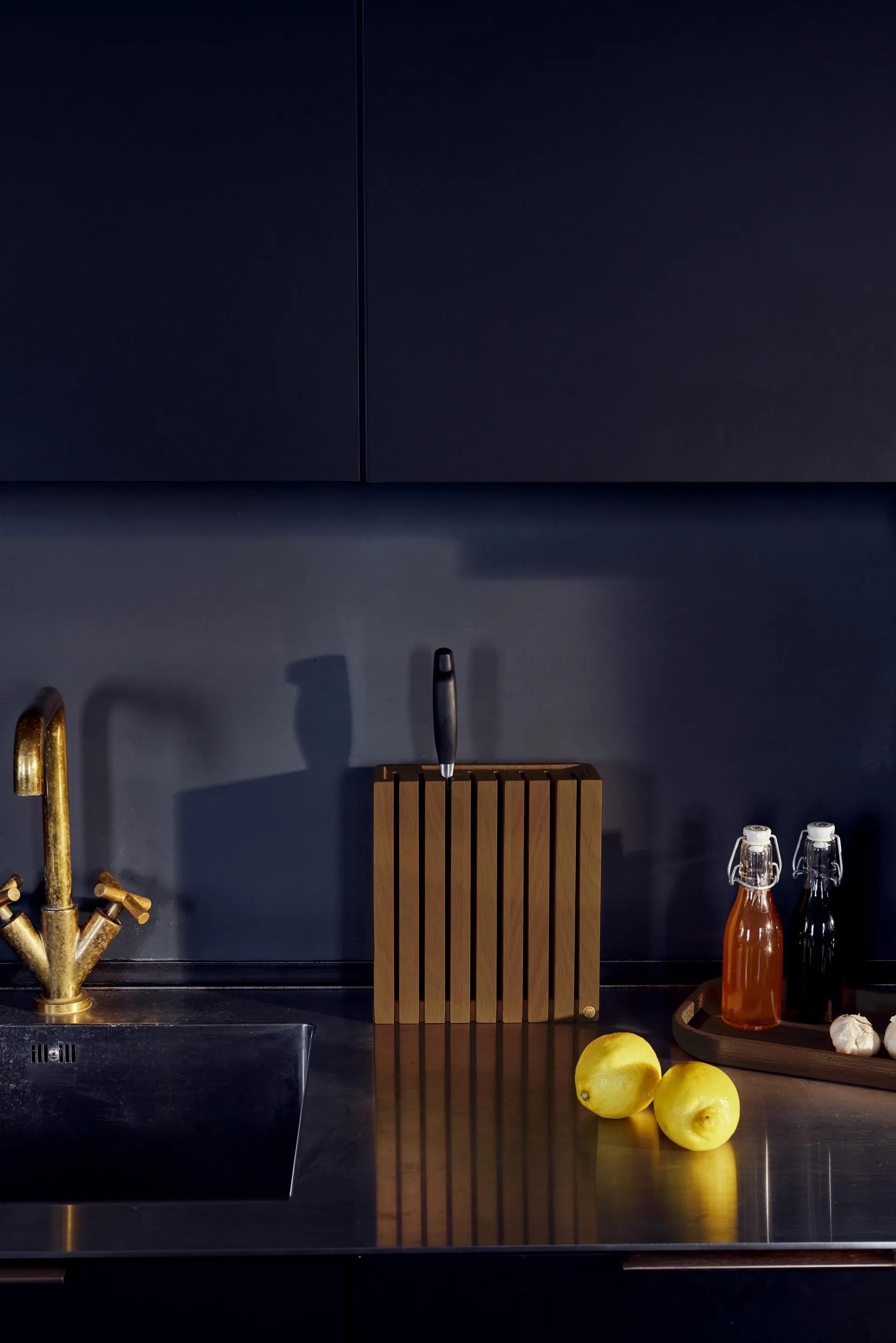 Andersen knife block, Oak Andersen Furniture