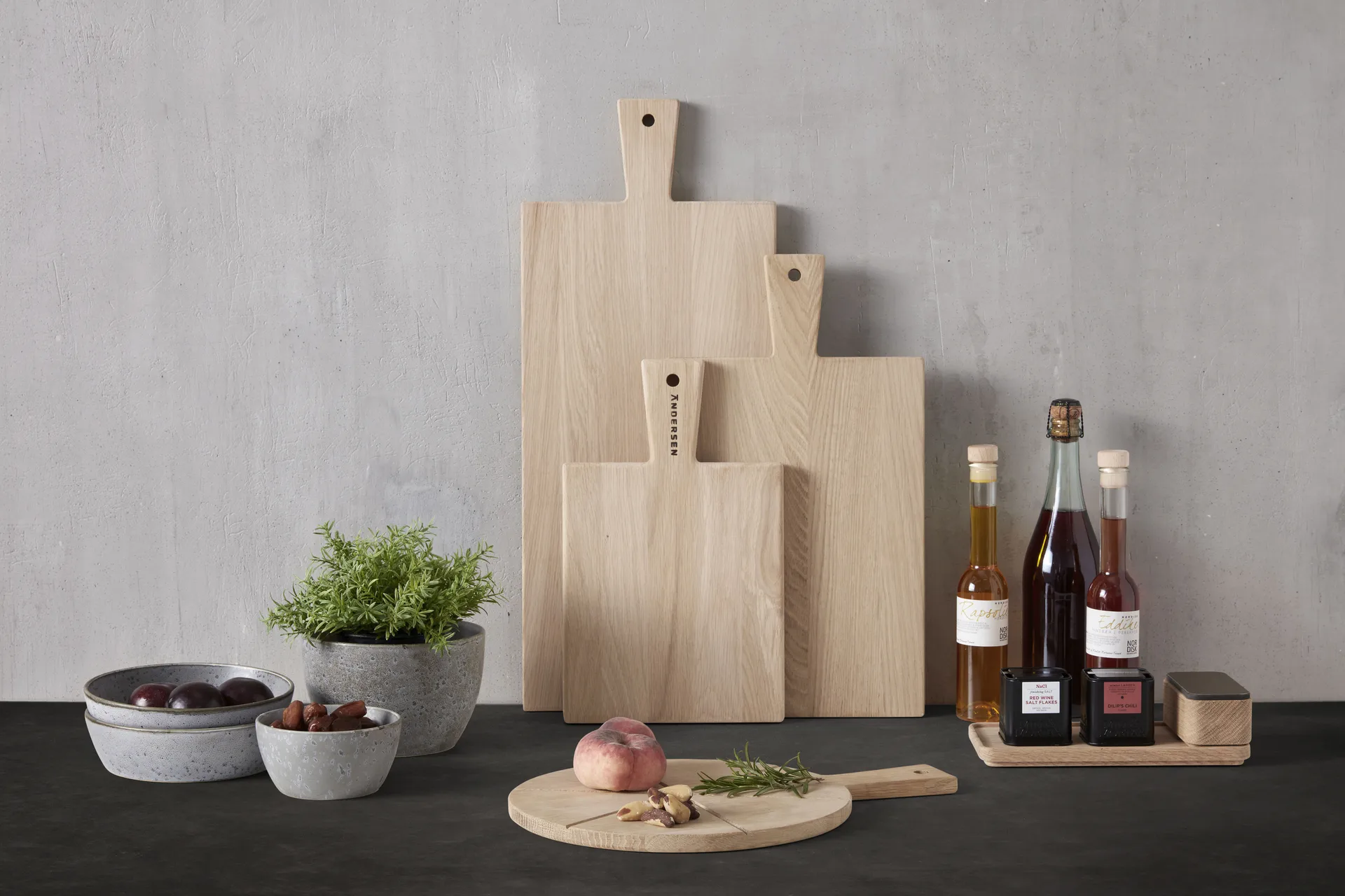 Andersen tapas board Medium Ø36 cm, Oak Andersen Furniture