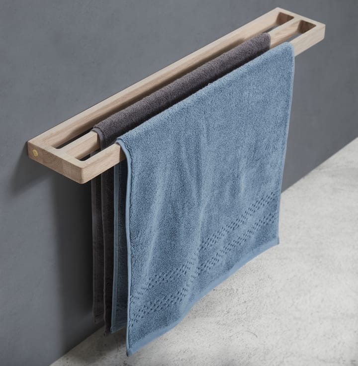 Andersen towel rack double 73,5 cm, Lacquered oak Andersen Furniture
