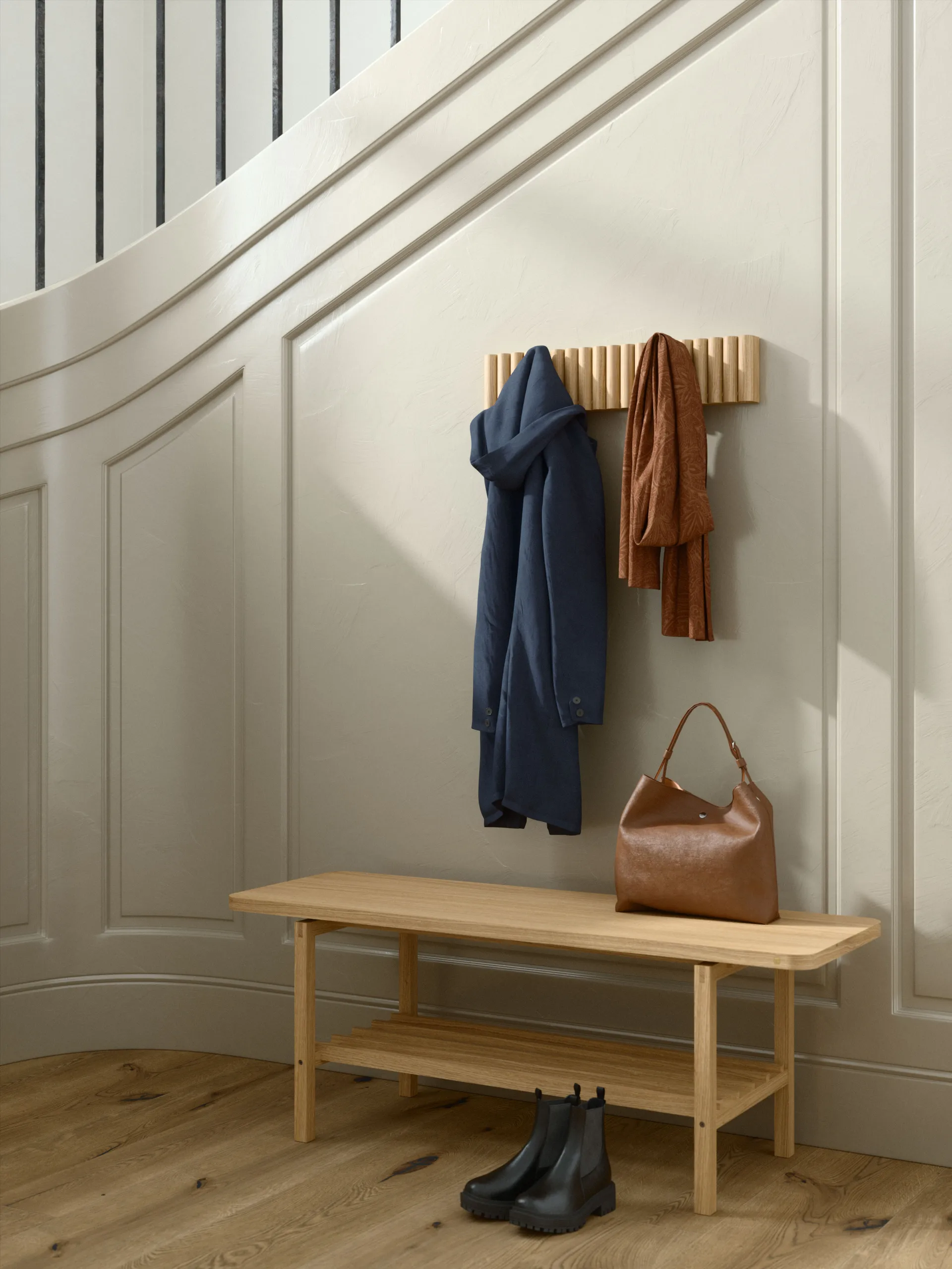 B3 bench 120 cm, Oak Andersen Furniture