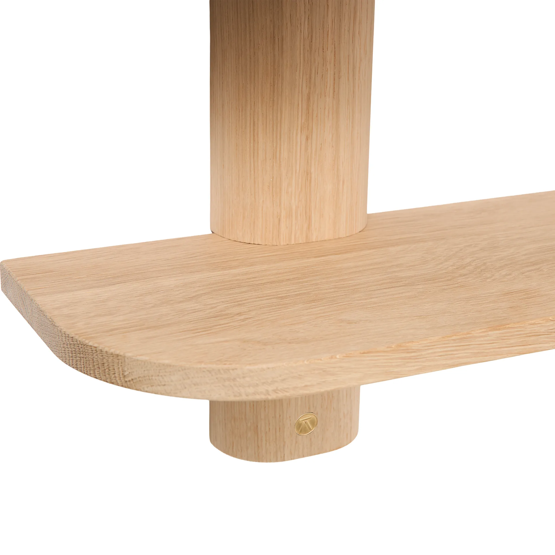 Bend wall shelf, Oak, 50x18x40 cm Andersen Furniture