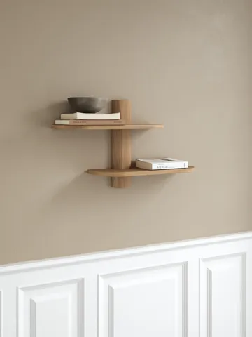 Bend wall shelf - Oak, 50x18x40 cm - Andersen Furniture