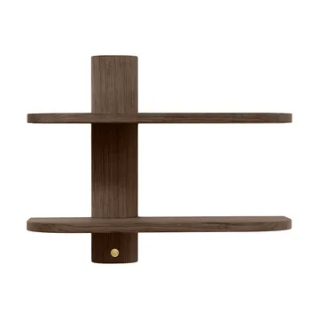 Bend wall shelf - Smoked Oiled Oak, 50x18x40 cm - Andersen Furniture