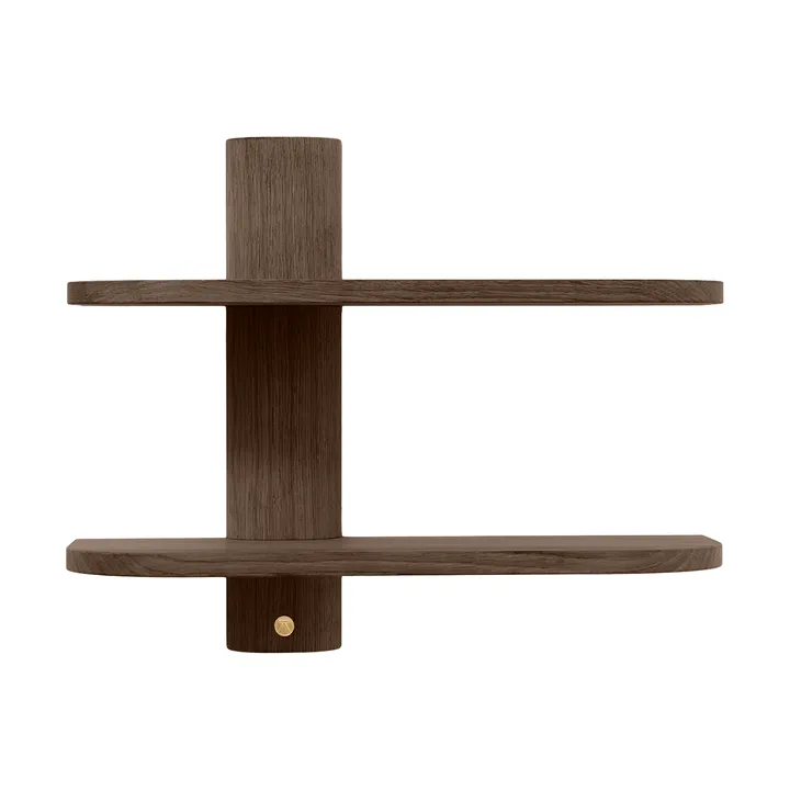 Bend wall shelf - Smoked Oiled Oak, 50x18x40 cm - Andersen Furniture