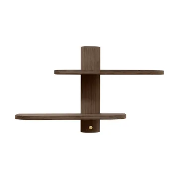 Bend wall shelf - Smoked Oiled Oak, 50x18x40 cm - Andersen Furniture