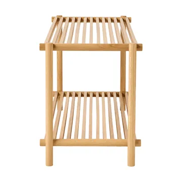 Column shoe rack - Matt lacquered oak - Andersen Furniture