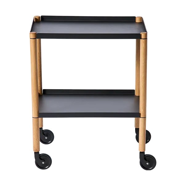 Connect table, Oiled oak, black metal Andersen Furniture