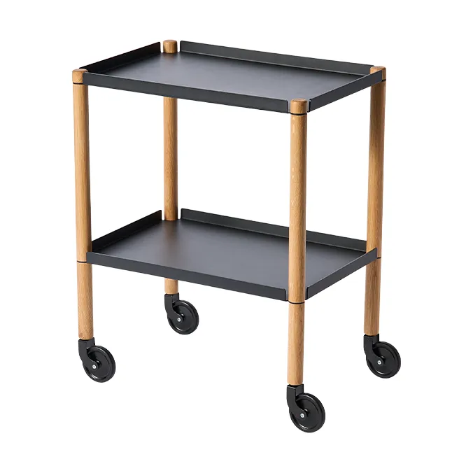 Connect table, Oiled oak, black metal Andersen Furniture