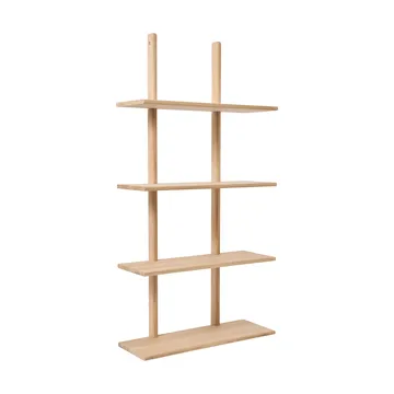 Essence wall shelf - Oak, 70x25x140 cm - Andersen Furniture