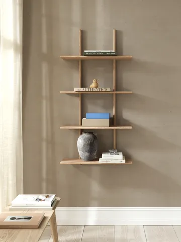 Essence wall shelf - Oak, 70x25x140 cm - Andersen Furniture