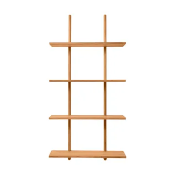 Essence wall shelf - Oiled Natural Oak, 70x25x140 cm - Andersen Furniture