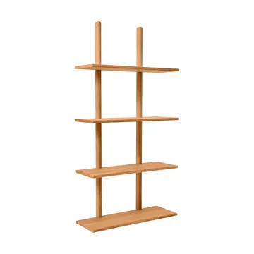 Essence wall shelf - Oiled Natural Oak, 70x25x140 cm - Andersen Furniture