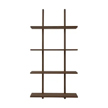 Essence wall shelf - Smoked Oiled Oak, 70x25x140 cm - Andersen Furniture