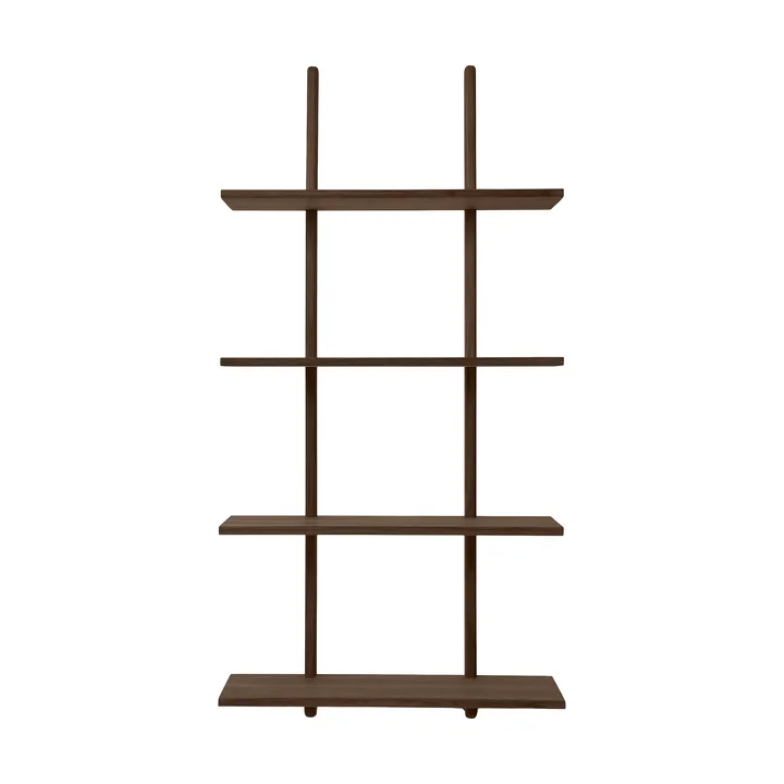 Essence wall shelf - Smoked Oiled Oak, 70x25x140 cm - Andersen Furniture