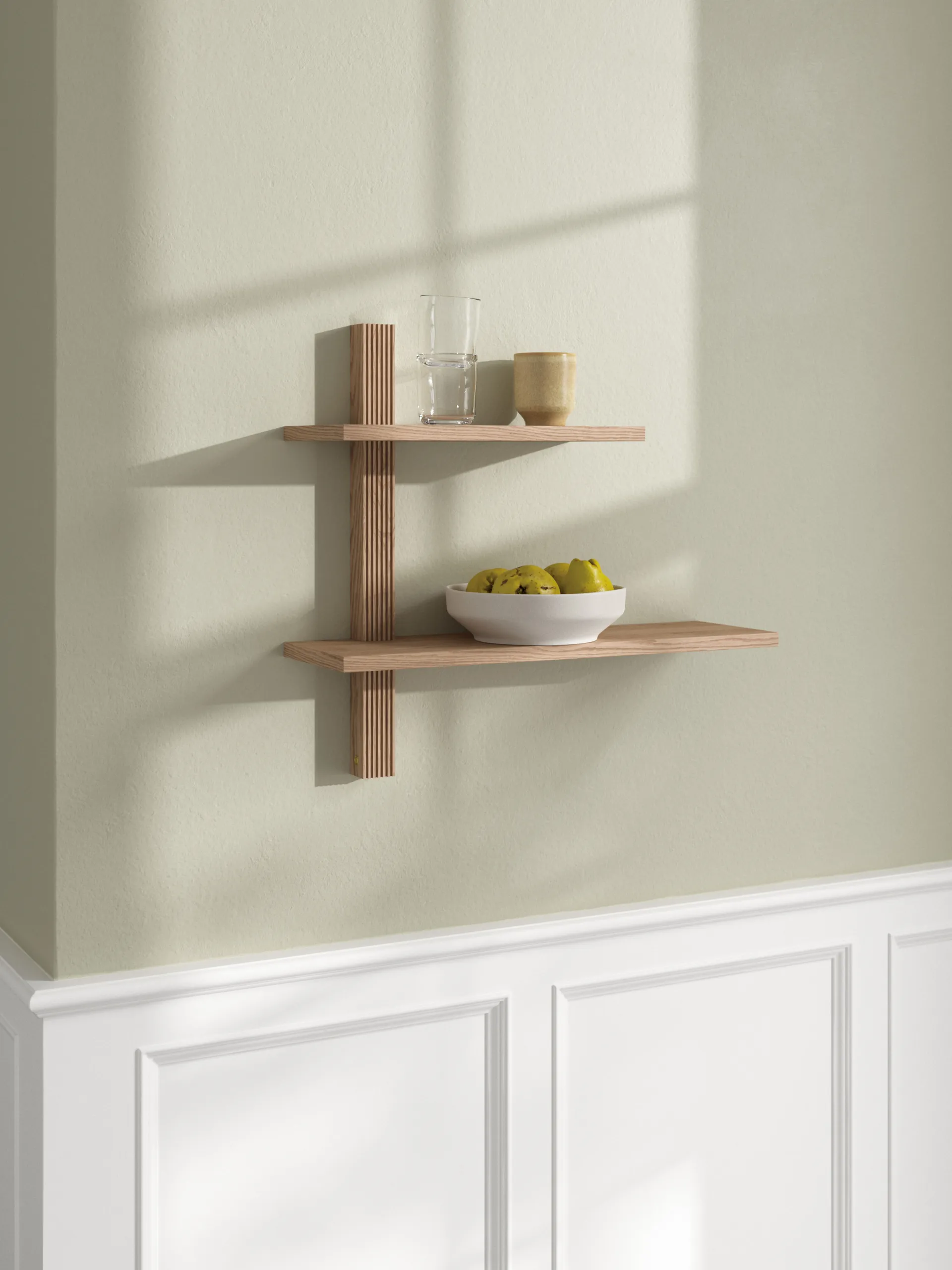 Phase wall shelf, Oak, 68x18x55 cm Andersen Furniture