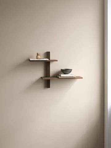 Phase wall shelf - Smoked Oiled Oak, 68x18x55 cm - Andersen Furniture