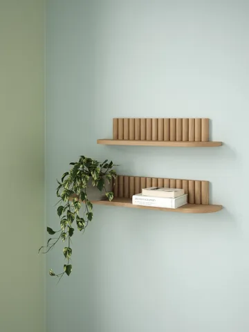 Pillar wall shelf - Oak, 60x15x12 cm - Andersen Furniture