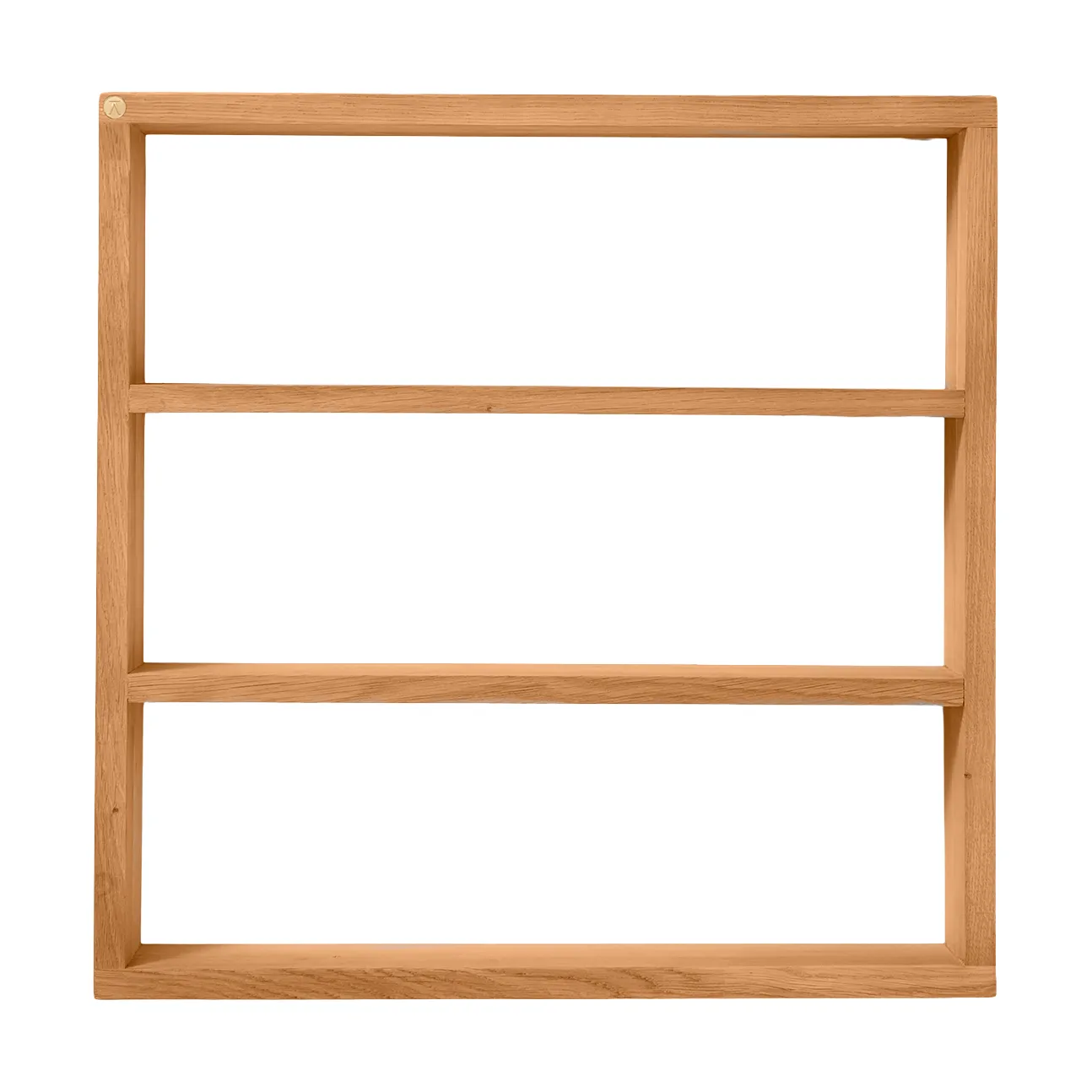 Sector wall shelf, Oiled Natural Oak, 50x50x10 cm Andersen Furniture