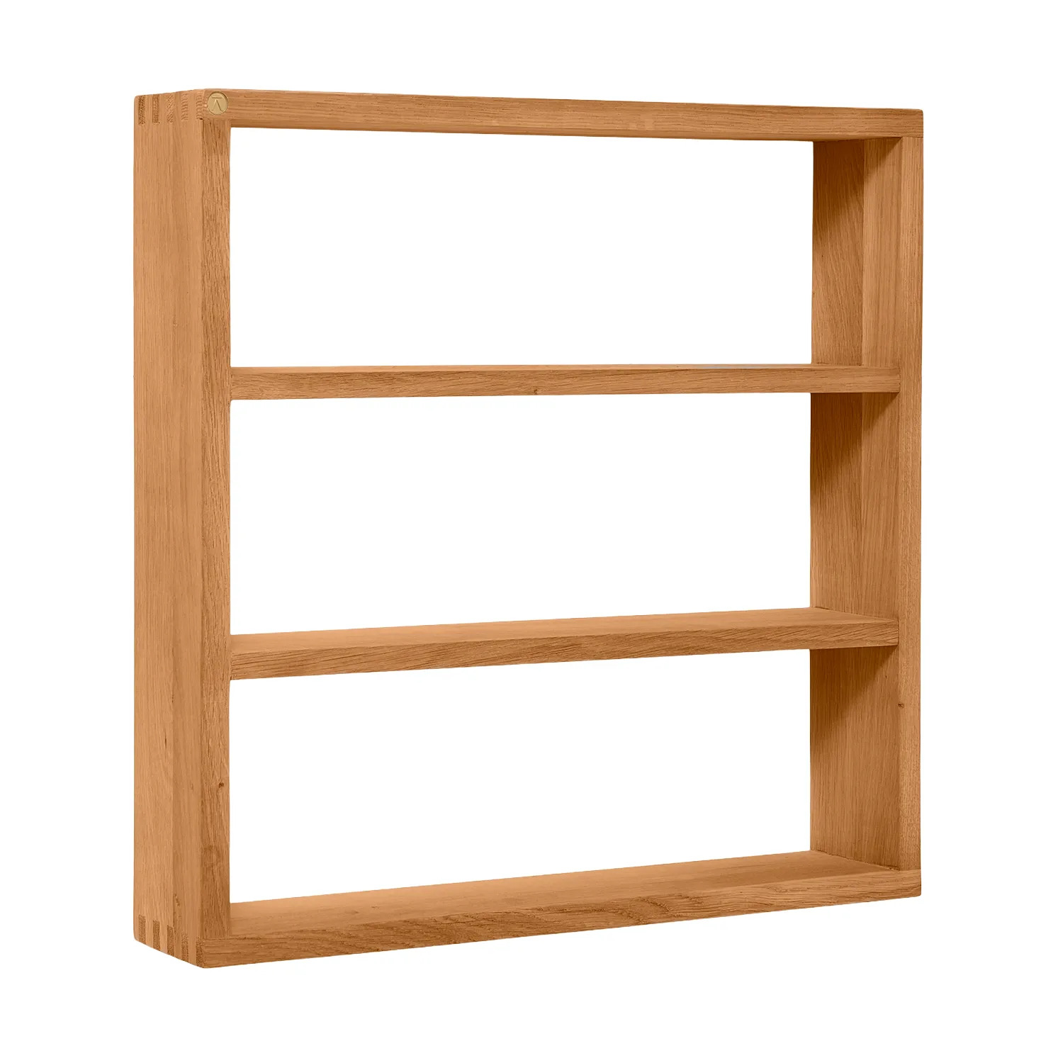 Sector wall shelf, Oiled Natural Oak, 50x50x10 cm Andersen Furniture