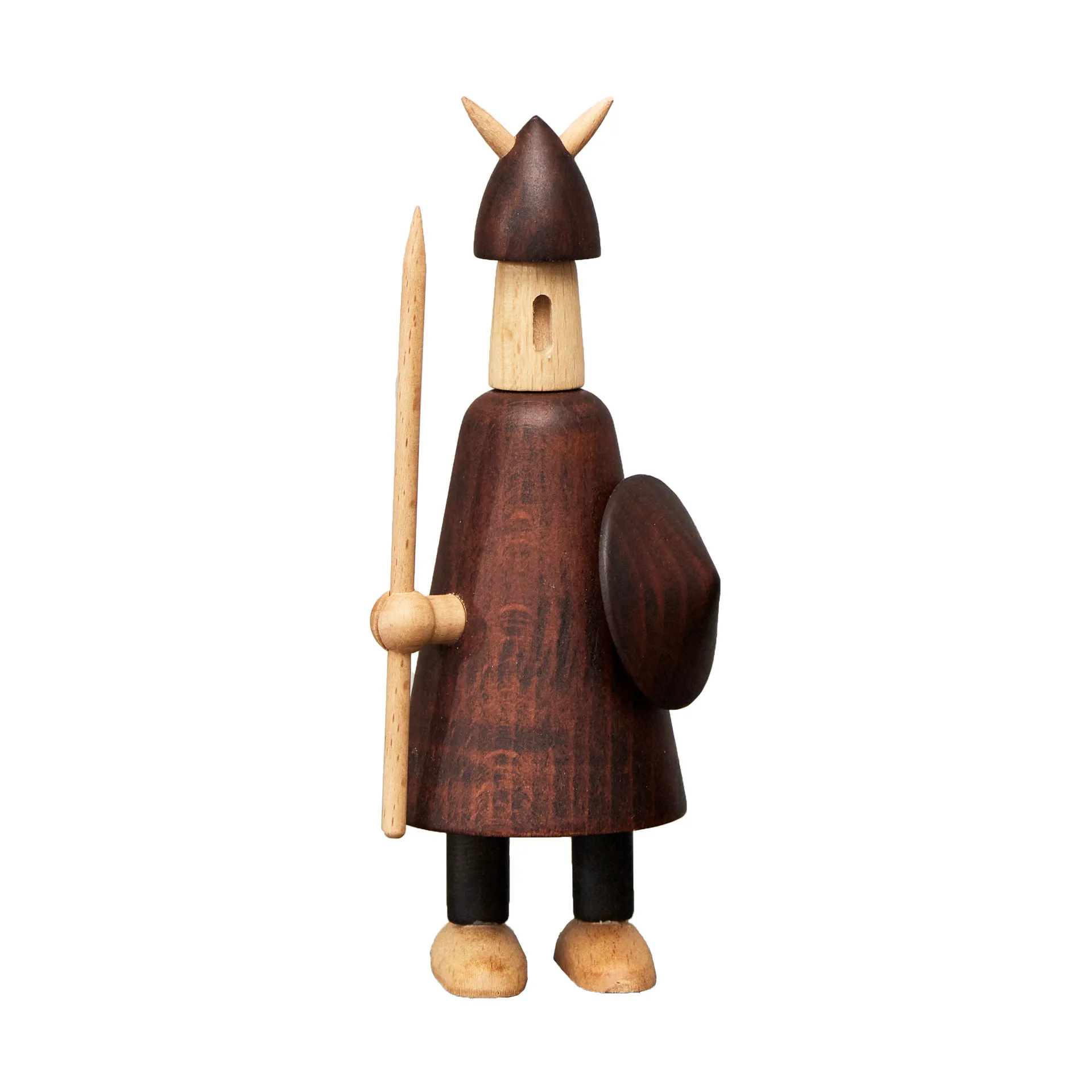 The vikings of Denmark wooden figure Large, Stained beech Andersen Furniture