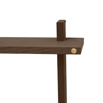 Treat double wall shelf - Smoked Oiled Oak, 50x12x50 cm - Andersen Furniture