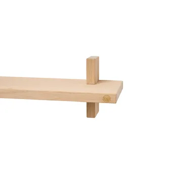 Treat wall shelf single - Oak, 50×12×11.2 cm - Andersen Furniture