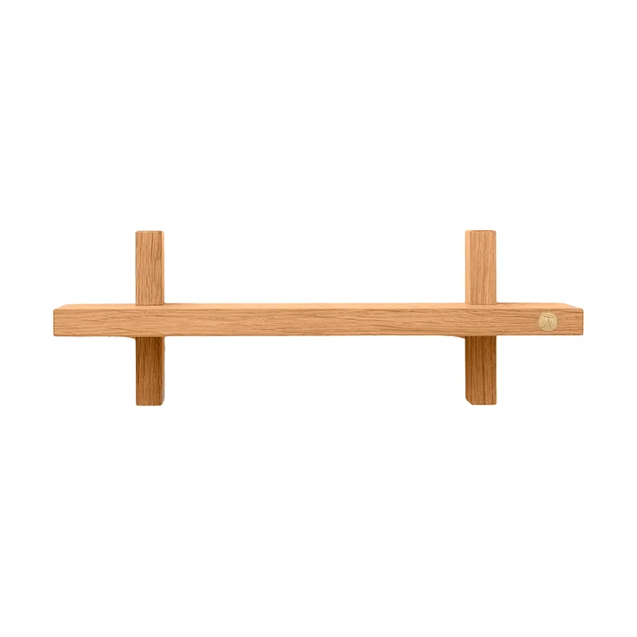 Treat wall shelf single - Oiled Natural Oak, 34×12×11.2 cm - Andersen Furniture