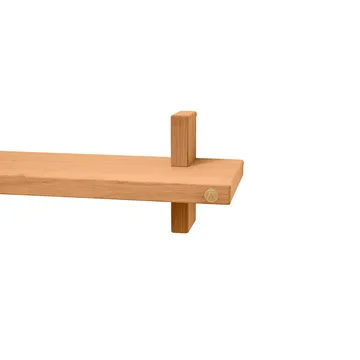 Treat wall shelf single - Oiled Natural Oak, 50x12x11.2 cm - Andersen Furniture
